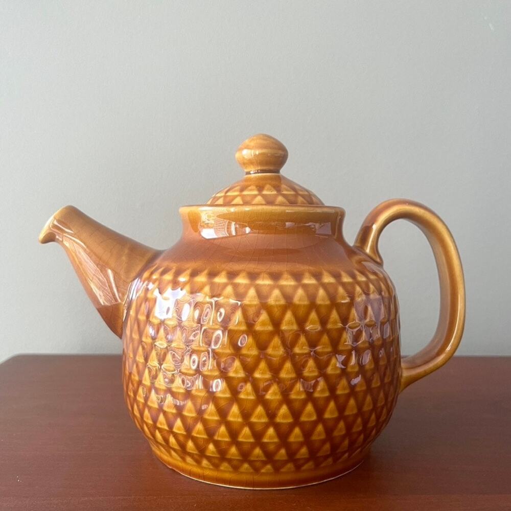 Stavangerflint Brunette Ceramic Teapot, Norway